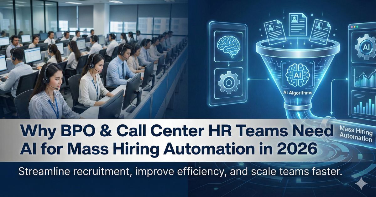 AI for mass hiring automation